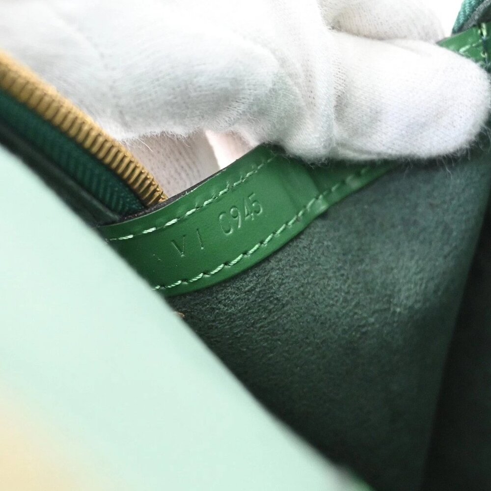 BUYIT/ Louis Vuitton Green Epi Lussac Shoulder Bag M52284 VI0945 NQ05728 - Picture 12 of 16